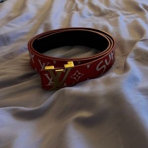This is a 4ft 1inch supremexlouisvuitton belt